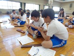 4年生音楽会の練習