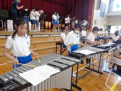 4年生音楽会の練習
