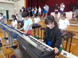 4年生音楽会の練習