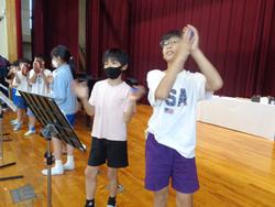 4年生音楽会の練習