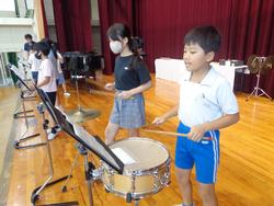 4年生音楽会の練習