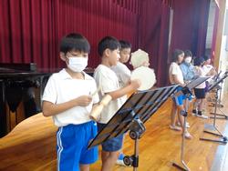 4年生音楽会の練習