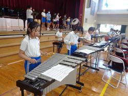 4年生音楽会の練習