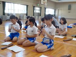 4年生音楽会の練習