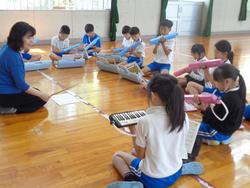 4年生音楽会の練習