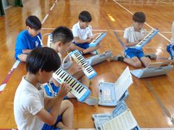 4年生音楽会の練習
