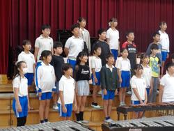5年生音楽会の練習