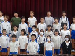 5年生音楽会の練習