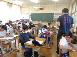 4年生算数の授業（テスト）