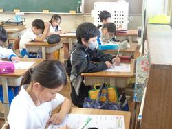4年生算数の授業（テスト）