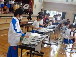 5年生音楽会の練習