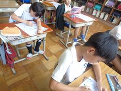 4年生算数の授業（テスト）
