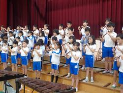 3年生音楽会の練習