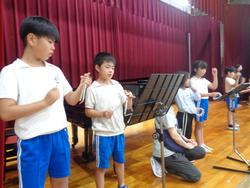 3年生音楽会の練習
