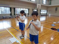 3年生音楽会の練習