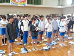 6年生音楽会の練習