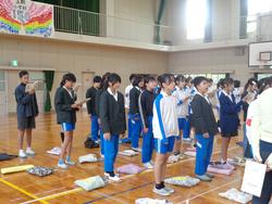 6年生音楽会の練習