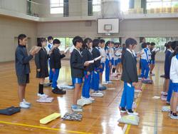 6年生音楽会の練習