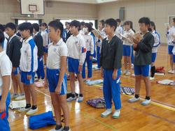 6年生音楽会の練習