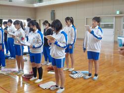 6年生音楽会の練習
