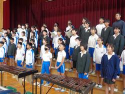 6年生音楽会の練習