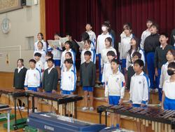 6年生音楽会の練習