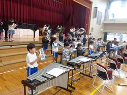 1年生音楽会の練習