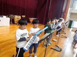 1年生音楽会の練習
