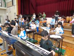 1年生音楽会の練習