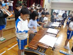 1年生音楽会の練習