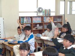 2年生国語の授業