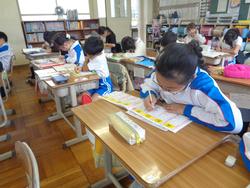 2年生国語の授業
