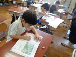 1年生算数の授業