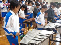 6年生音楽会の練習