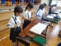 2年生音楽会の練習