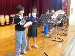 2年生音楽会の練習
