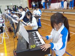 2年生音楽会の練習