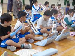 2年生音楽会の練習