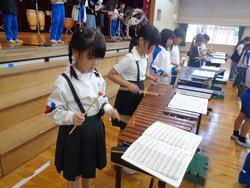 2年生音楽会の練習