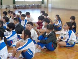 4年生音楽会の練習