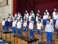 4年生音楽会の練習