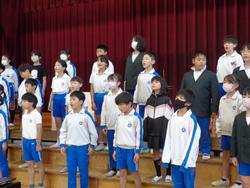 4年生音楽会の練習