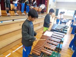 6年生音楽会の練習
