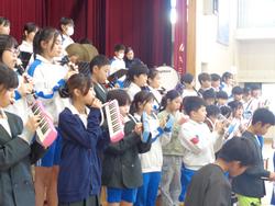 6年生音楽会の練習