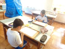 4年生図工の授業