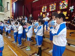 3年生音楽会の練習
