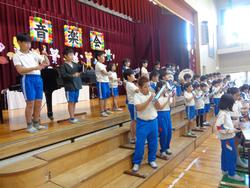 3年生音楽会の練習