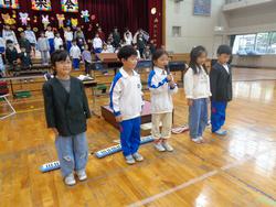 1年生音楽会の練習