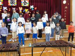 1年生音楽会の練習