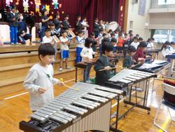 1年生音楽会の練習